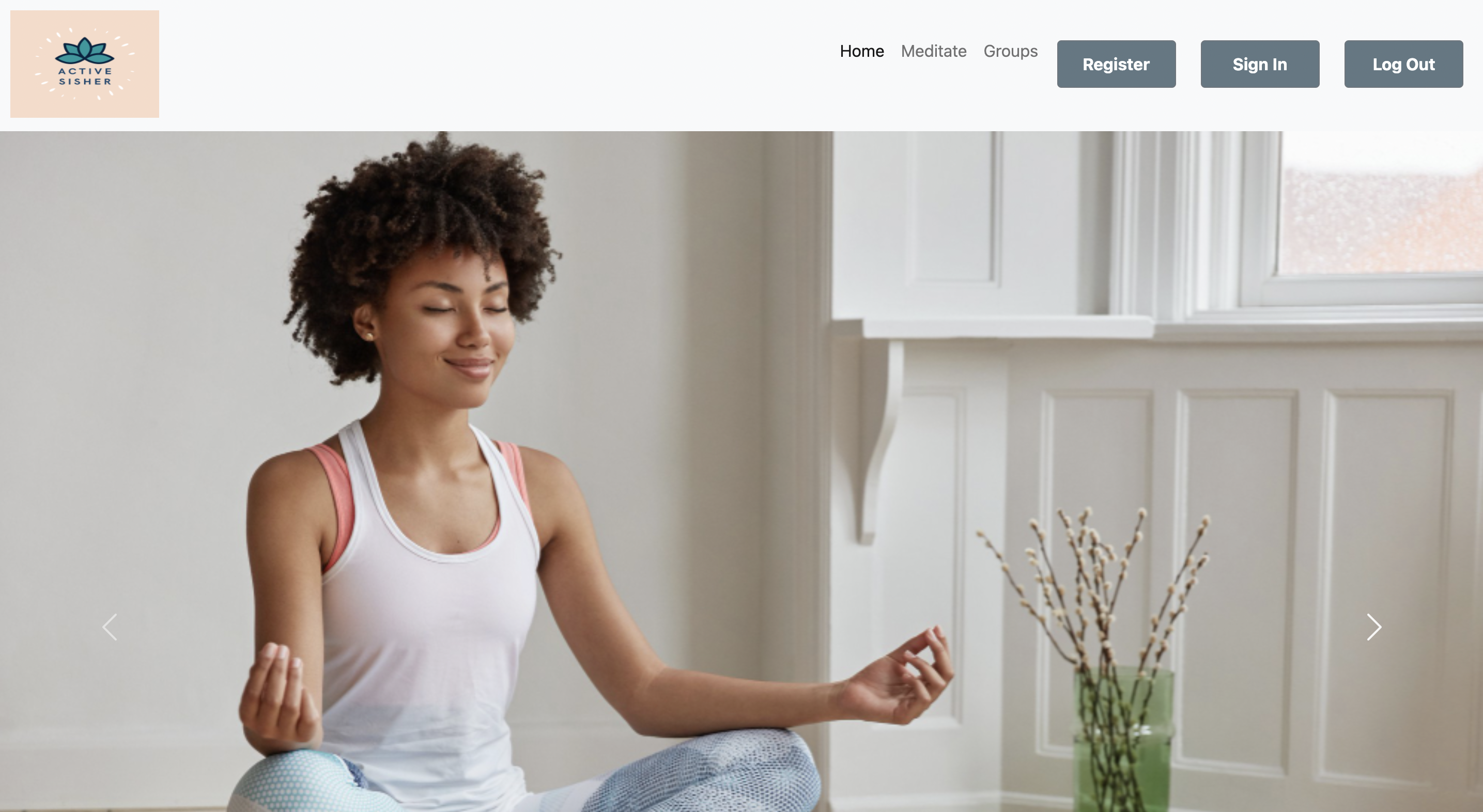 Screenshot of a website